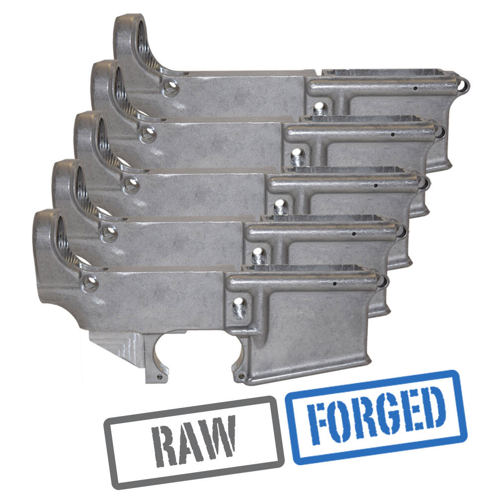 ar-15 raw forged lower receiver 5 pack