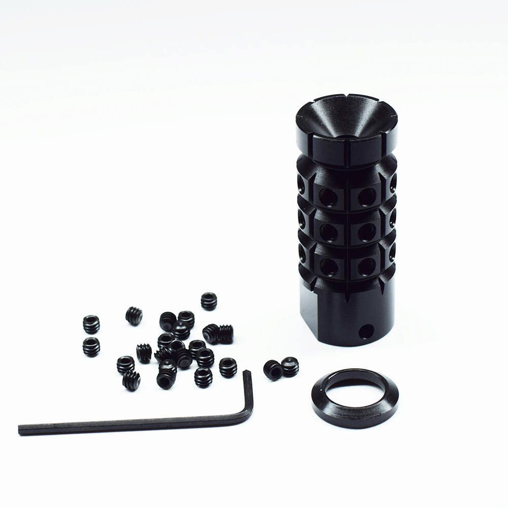 308 Muzzle Brake for 762 M15x1RH Recoil Compensator Muzzlebrake Thread Protector 