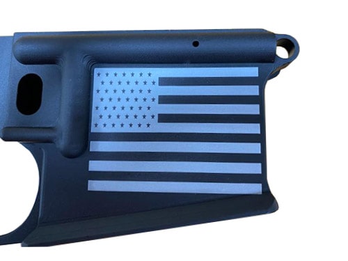 american flag engraves 80 percent lower receiver
