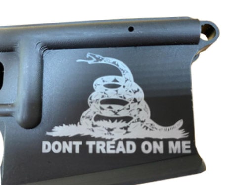 dont tread on me laser engraved 80 percent lower