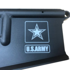 us army laser engraved 80% lower receiver