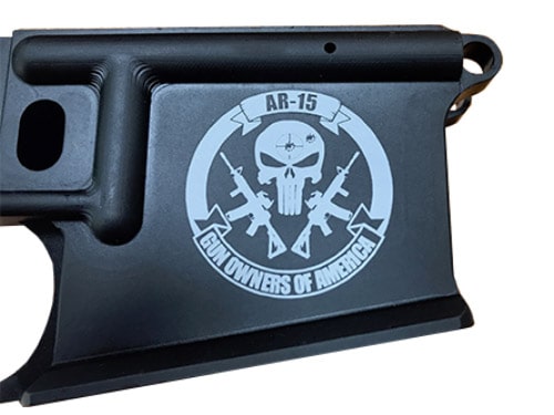 ar15 gun owners of america custom laser engraved 80 lower
