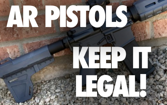 how to keep your ar pistol legal
